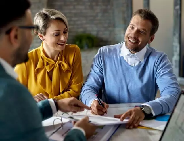 couple checking hybrid long term care insurance plan